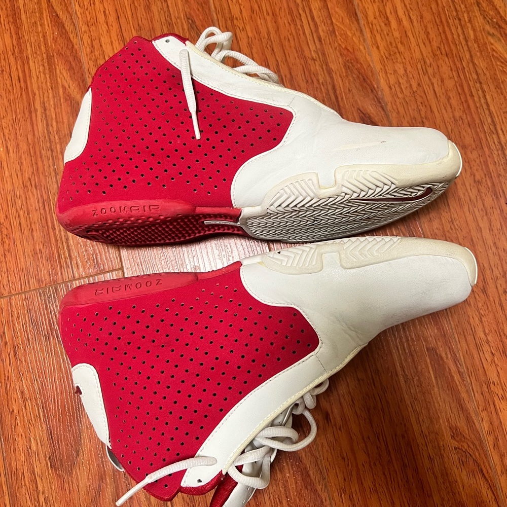 Men’s Nike Zoom Flight 2K3 Red And White Size 9